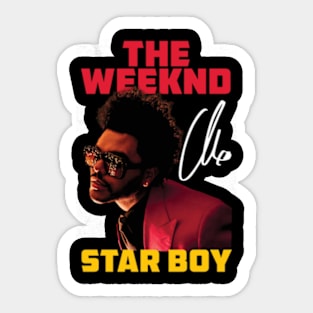 The Weekend Star Boy Sticker